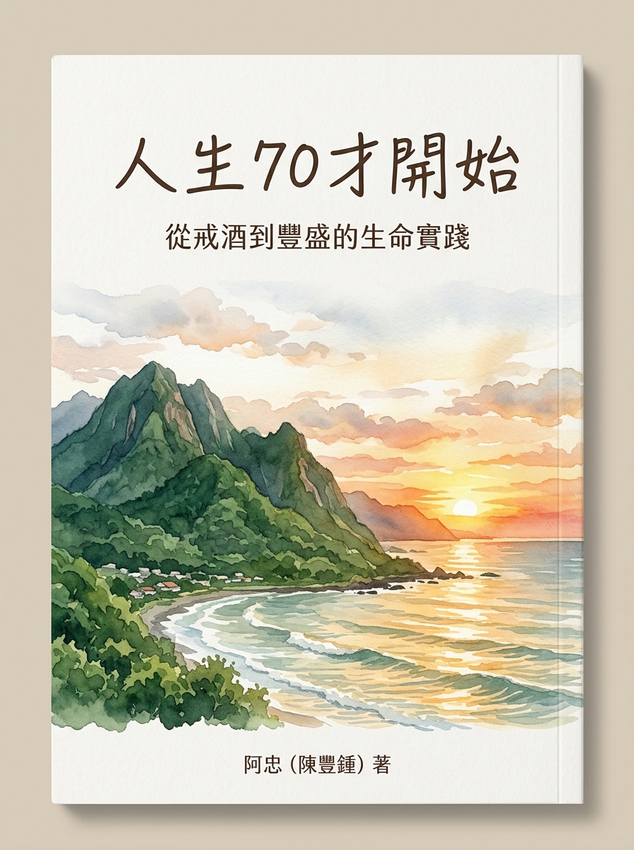 《人生70才開始：從戒酒到豐盛的生命實踐》書籍封面